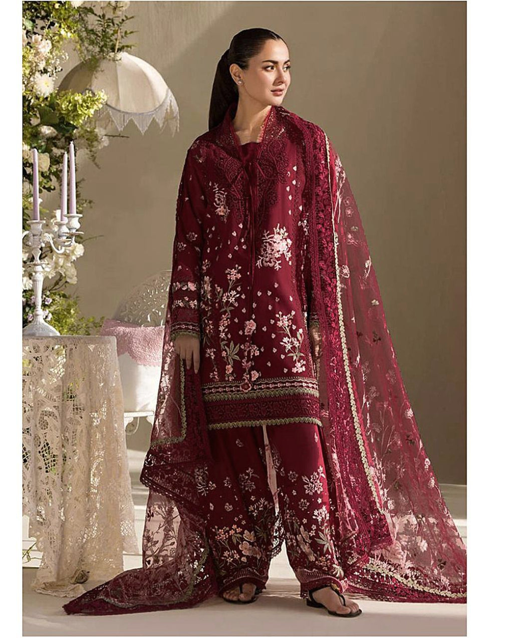 Unstitched Luxury Lawn 2025